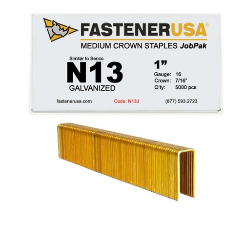 Leg crown 16ga galv - 1", x